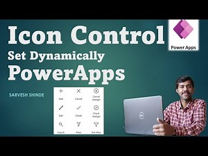Set Icon Dynamically | Icon Control | PowerApps Basics | Power Platform for Beginners