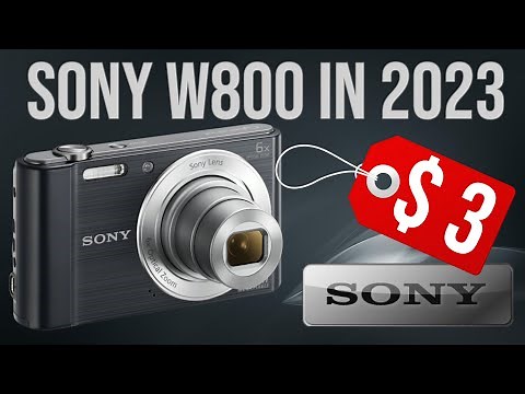 Sony Cybershot W800 Street Photography Camera in 2023