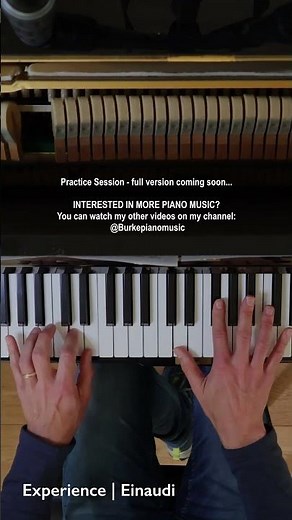 Experience — Ludovico Einaudi (Piano Practice)