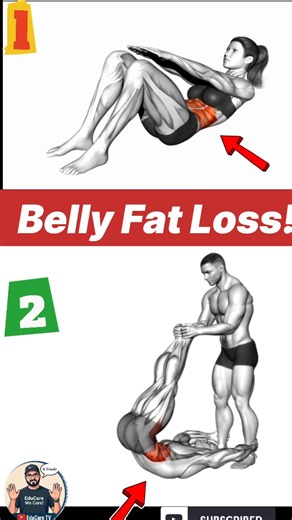 Episode 10 #Shorts1| 12 Excercises for #Bellyfatsloss| Watch full related video| # bellyfatloss #fit
