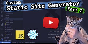 CUSTOM REACT STATIC SITE GENERATOR (Live Coding) [Part 2] | JavaScript | NodeJS | ReactJS