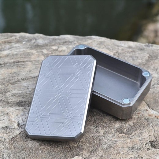 EDC Case Titanium Container Daily Storage Metal Box for Tiny Things Magnetism Match Case Outdoor Camping Tool - Etsy