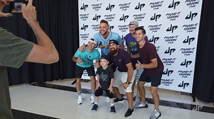 Catch a sneak peek of Dude Perfect's upcoming tour on their latest episode of "Overtime." We look forward to hosting these guys and their crazy antics on June 6! 🎫: bit.ly/Dudes_RAL | Lenovo Center