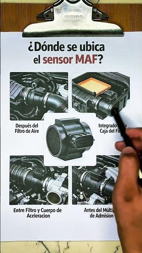 Where is the MAF sensor located? 🤯💯 #engine #mechanic #auto #mechanics #automotive