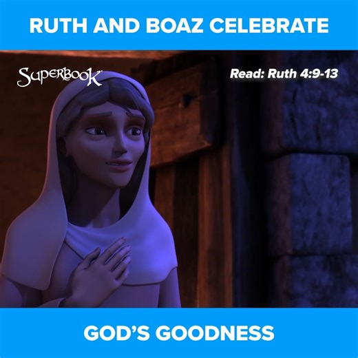 Together, Ruth and Boaz rejoiced in the good plans God fulfilled in their lives. Truly, nothing is more beautiful than the plans He has prepared for His people. 💗 Come to God, and let Him reveal His beautiful plans for your life. Tap here: https://go.cbn.com/uHIk ✝️ . . . . . SUPERBOOK Bringing Bible Stories and Jesus' love to kids everywhere Series App Academy Outreach | Superbook