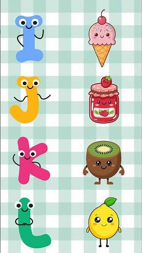 ABC Food Song for Kids! - I to P