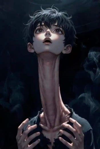 He Peeped at the Wrong Secret 😱 #animeshorts #terrifyingtales #scarystories #scary