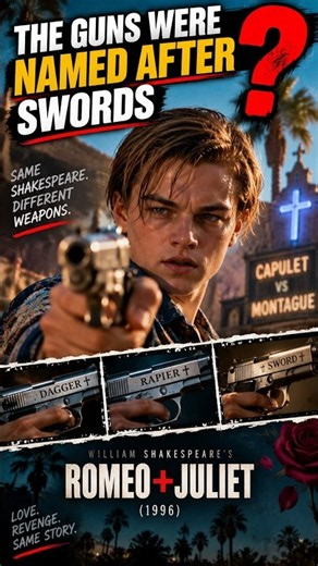 In Romeo + Juliet (1996), They Say "Sword" While Holding a Gun — Here's Why