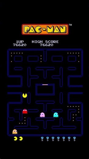 Pacman 20–Classic Arcade Gameplay#shorts