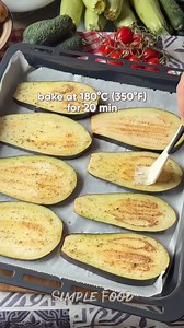 Baked Eggplant with Mozzarella Simple, cheesy, and full of flavor! | Simple Food - videos and recipes