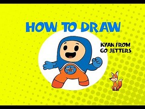 How to draw Kyan from Go Jetters - Learn to Draw - ART LESSON ARTE