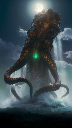 The Awakening Has Begun… 🟢👁️ #aiart #scary #alien