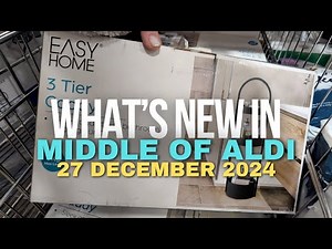 What's New in Middle of Aldi - Amazing Deals This Week - 27 December 2024