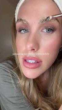 how to dye your eyebrows with $11 and 5 mins 🫶🏼 love not having to fill in my brows for a few