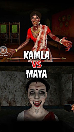 KAMLA VS MAYA WHO WILL WIN? 💀 #kamla #mayaekpishachini #horrorgame #android #gaming #shorts
