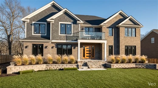 Split-Level house (multi-level layout with living areas at different elevations) Casa de niveles divididos (distribución en varios niveles con áreas de vivienda a distintas alturas) #contemporary #architecture #house #homedesign | Love Classic Car | Facebook