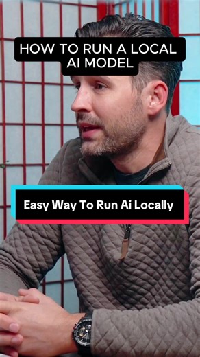 Running AI offline is way easier than most people think. There's a tool called Ollama (no relation to Meta's Llama models - weird naming coincidence, I know). Here's how simple it is: \t1\tGo to Ollama's website in your browser \t2\tDownload and install it in a couple of minutes \t3\tOpen the chat interface with full conversation history \t4\tGo into settings and pick from any open source model \t5\tRun it completely offline No internet required once it's set up. This means you can run AI models