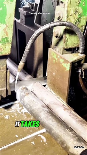 AWESOME! Cutting Industrial Grade High Carbon Steel Process ⚙️ #shorts #satisfying