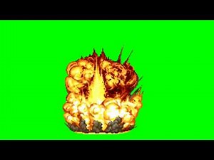 HD Green Screen ✩ Pixel Explosion