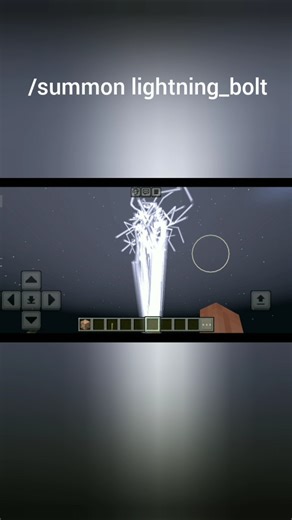 Minecraft light bolt command