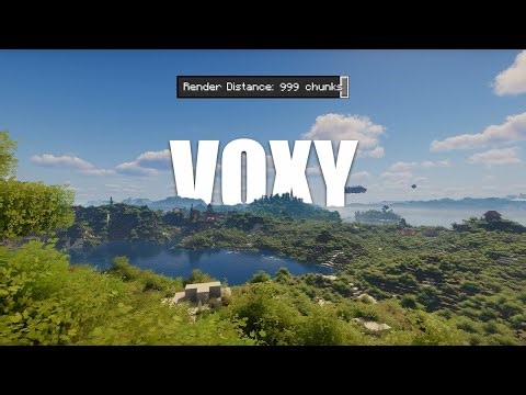 Better than Distant Horizons? - VOXY ( A LOD Rendering Mod ) | Minecraft | RTX 5090 | 4K