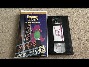 Opening And Closing To Barney Live! In New York City 1994/2000 VHS