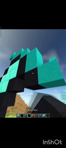 Minecraft diamond sword statue