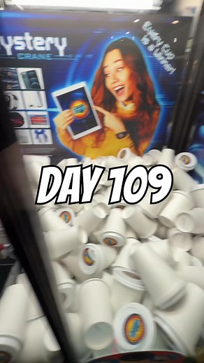 Winning the Mystery iPad Cup Claw Machine Challenge
