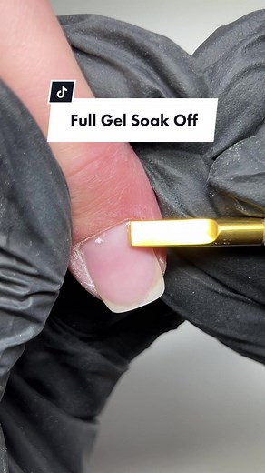 Gel Removal Tutorial: Nail Biter's Transformation 💅🏼