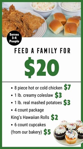 ✔️ Dinner made easy ✔️ Feed a family for $20 ✔️ Shop now: https://festvl.com/4soYcSJ | Festival Foods