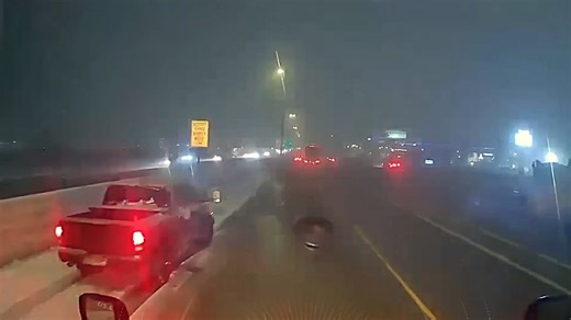 Highway crash flips crude oil tanker, spills 1,500 gallons