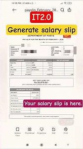Generate salary slip from IT2.0 #gds #indianpostrecruitment #ssc #upsc #motivation #cgl #cgl #india