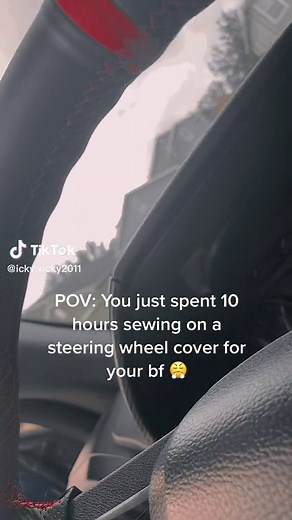 Sewing a Ford F150 Steering Wheel Cover Experience