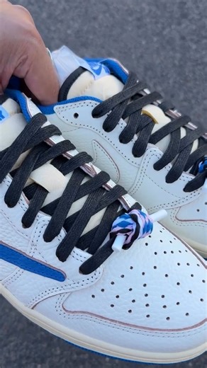 Fragment x Travis Scott x Air Jordan 1 Low Releases 9/20 💙⚡ | Just Fresh Kicks