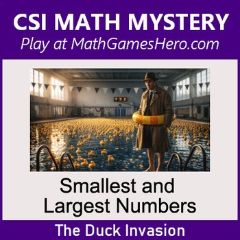 Smallest and Largest Numbers | Digital CSI Math Mystery Game