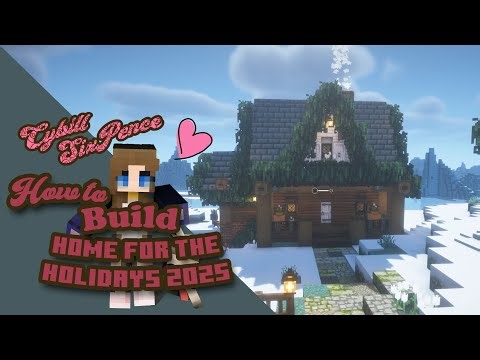 Cozy Holiday House Tutorial 🏠❄️ | Split Level Minecraft Build
