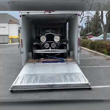 Car Hauler Enclosed Trailer loaded