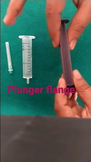 parts of plunger of a syringe #medicalschool #shortvideo #ytshorts #nursingstudent