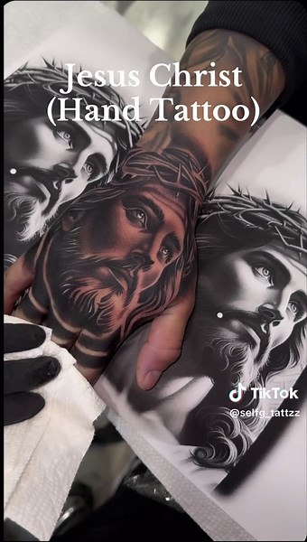 Stunning Jesus Christ Hand Tattoo – Unique Design Ideas