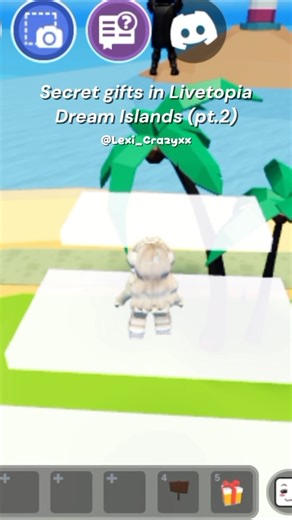 SECRET GIFTS in Livetopia Dream Islands pt.2 🏝📌 | #livetopia #roblox #shorts