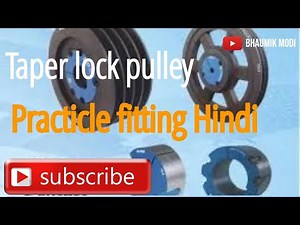 Taper lock pulley installation and removal #pulley #maintenance #industrial