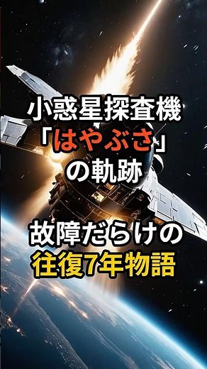 小惑星探査機「はやぶさ」の軌跡 #JAXA #shorts #雑学