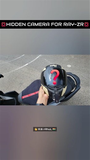 🛑 yamaha RAY ZR 125 hybrid | HIDDEN camera setup for ray zr 125 scooter #yamaha #rayzr125 #scooter