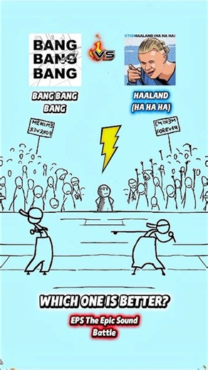 HAALAND (HA HA HA) VS BANG BANG BANG (SONG BATTLE)#music #song #battle #phonk #funk #fyp