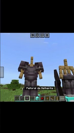 como fazer suporte de armaduras no minecraft