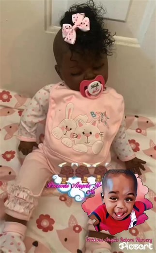 I am a reborn doll artist and I am sensitive about my ish. 💯 Reborn dolls do not actually move or wave or open their eyes. I just use a AI animated app to bring the pictures of my dolls to life for fun and entertainment purposes only #artist #dolls #reborn #fyp #toddlersoftiktok | Precious Angels Reborn Nursery