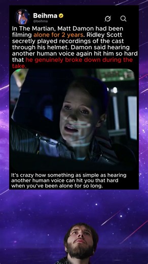 Matt Damon Was So Isolated Filming The Martian That Ridley Scott Tried Something Unexpected…