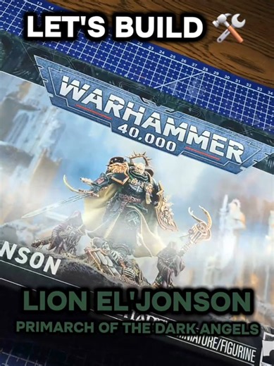 Lion El'Jonson Primarch model build — ready to paint (Warhammer 40K)