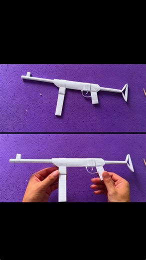 Aprenda a Fazer um MP40 de Papel sem Cola