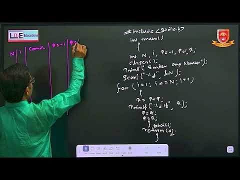 Problem Solving using For loop in C Language | Fibonacci Series & Series Generation | LnE Educations